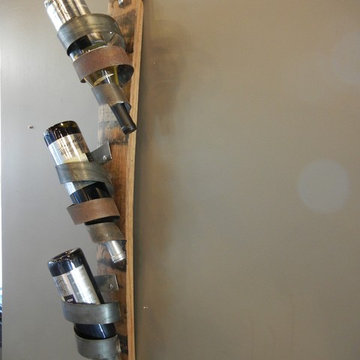 SchillingBridge Cork and Tap House Wine Rack and Art