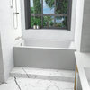 Alcove Soaking Bathtub 30X60" Left Drain, Glossy White