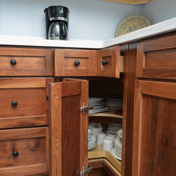 Rustic Farmhouse Kitchen. Haas Signature Collection