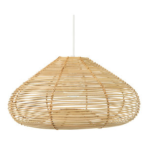 weave lamp pendant natural wicker palau continuous discus