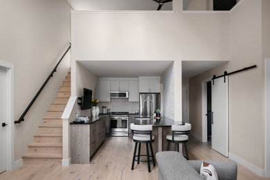 Example of a trendy kitchen design in Other