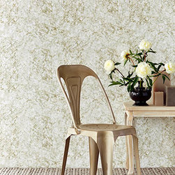 Anatoli Cream Marble Geometric - Wallpaper