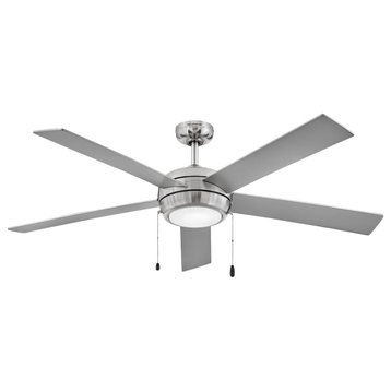 Croft LED 60" Indoor Ceiling Fan in Brushed Nickel