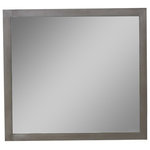 Legion Furniture - Legion Furniture Sally Mirror, Silver Gray, 36" - Freshen up powder rooms and en suites alike with this Sally Mirror. This silver gray mirror offers a fresh twist on traditional style and pairs perfectly with its matching vanity.