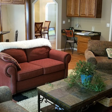 Maple Flooring with Gunstock Stain