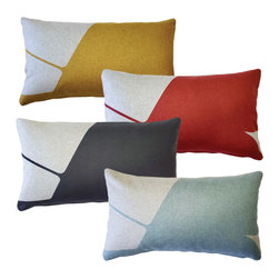 Pillow Decor - Boketto Throw Pillow 12x19 Inch Rectangular, with Polyfill Insert - Decorative Pillows