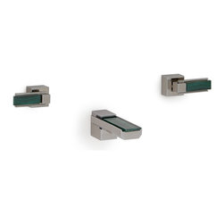 Semiprecious Apollo Wall Mount Tub Set - Bathtub Faucets