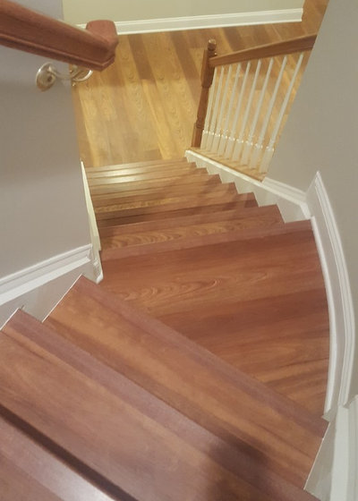 Traditional Staircase by District Floor Depot