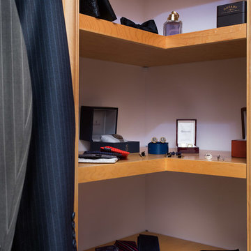 Custom Woodwork Office and Closet