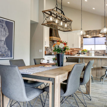 Redefining the space - joining the kitchen and dining