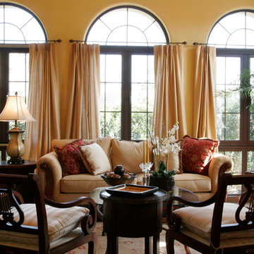 Rooms – Living Rooms - With Antique Chinese Design Elements