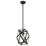 Nuvo Lighting - Nuvo Lighting 60/7302 Zemi - 1 Light Mini Pendant - Zemi; 1 Light; Mini Pendant Fixture; Black FinishZemi 1 Light Mini Pe Black Clear Glass *UL Approved: YES Energy Star Qualified: n/a ADA Certified: n/a  *Number of Lights: Lamp: 1-*Wattage:60w A19 Medium Base bulb(s) *Bulb Included:No *Bulb Type:A19 Medium Base *Finish Type:Black