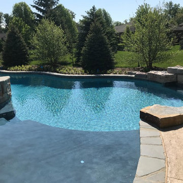 Legendary Escapes Hybrid Swimming Pool Serenity in Shelby Township {GAD}