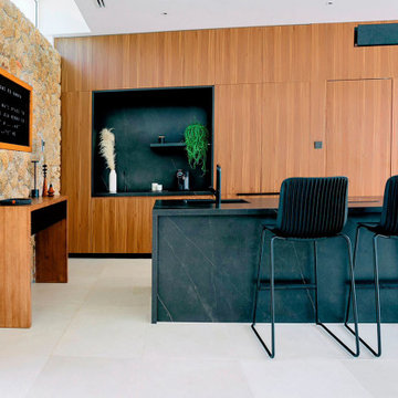 Tropical Luxury Villa Interior Kitchen, Thailand