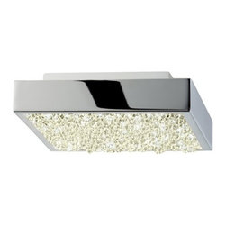 Classy Sonneman Dazzle Flush Mount lighting with Polished Chrome finish - Lighting