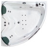 Platinum AM125 premium 5'Corner Acrylic Whirlpool Bathtub