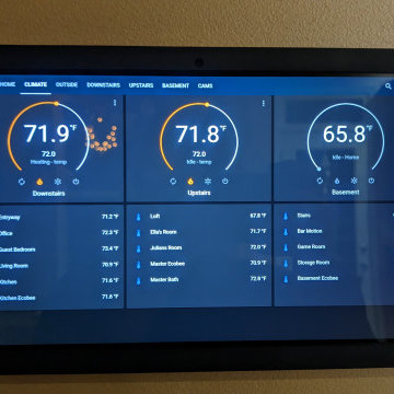 Custom security system and home automation