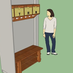 Entryway Cubby - Display And Wall Shelves 