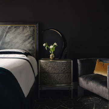 Downtown Highrise Condo Demure Luxury: Bedroom