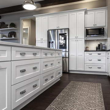 White Transitional Kitchen, Bath, Laundry Room