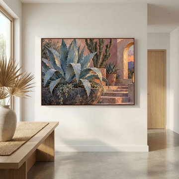 Desert Stillness - Botanical Entryway Room Visualization