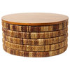 Natural Brown Seagrass Coffee Table 563612