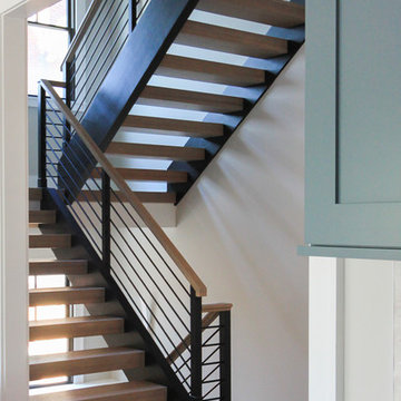 Project #52 | Minimalist Open Riser Stairway