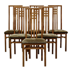 Arts and Crafts Dining Chairs - Set of 6 - Dining Chairs