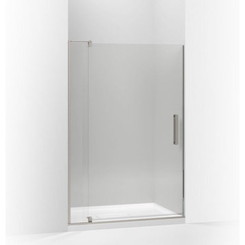 Kohler Revel Pivot Shower Door, 70"H X 43-1/8 - 48"W, Anodized Brushed Nickel