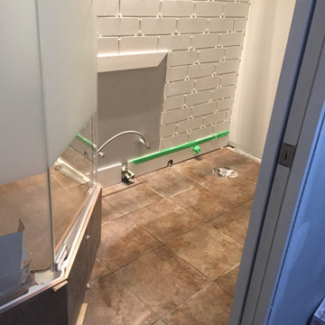 Garden Drive basement bathroom / laundry room
