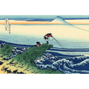 Kajikazawa In The Kai Province by Katsushika Hokusai, art print