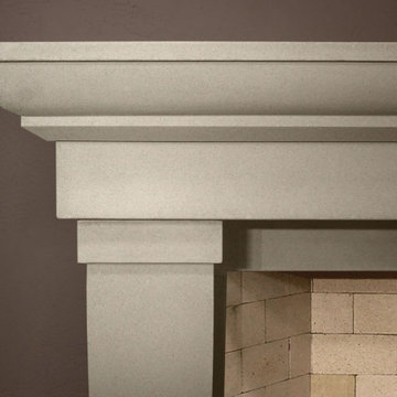 Transitional Fireplace Mantel Styles