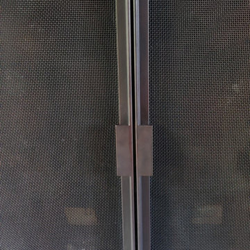 Teton Angle Iron Fireplace Doors