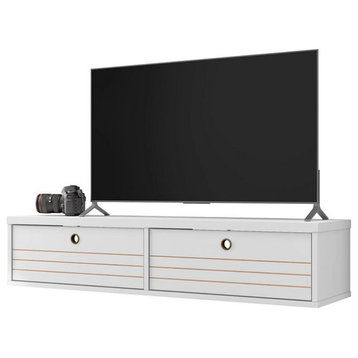 Liberty 42.28 Floating Entertainment Center in White