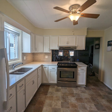 Small Kitchen Remodel Done With Cabinet Refacing