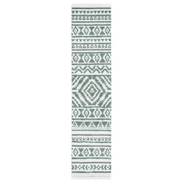 Safavieh Augustine Collection AGT849 Rug, Green/Ivory, 2'x9'