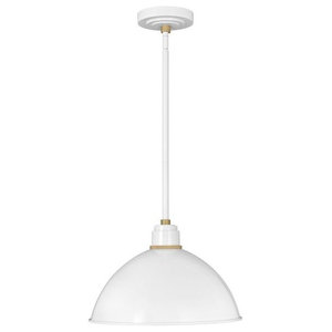 Troy RLM Lighting RS16M-BC Standard 16/" Wide Single Light Outdoor Pendant with