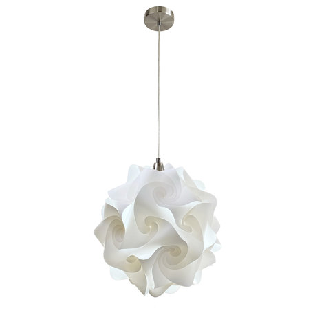 Hado Pendant Light, Nickel, Extra Large