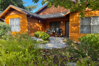 Arts and crafts wood house exterior photo in San Francisco