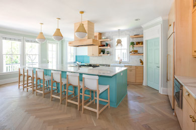 Kitchen - coastal kitchen idea in Charleston