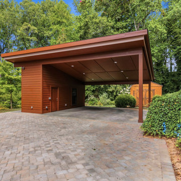 Frank Lloyd Wright-Inspired Carport | Greenville SC