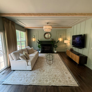 Timeless Comfort: A Traditional Living Room Designed for Elegance & Durability