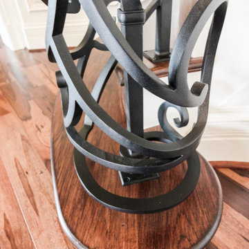 Project #74 | Circular Staircase with Hand-Forged Metal Panels