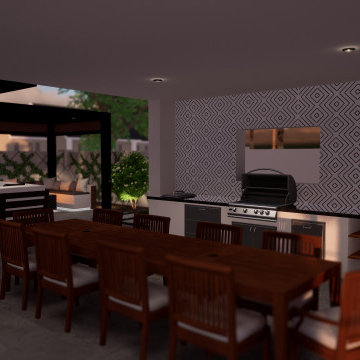 Contemporary Meets Intimate For Entertaining