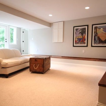 Low Ceiling - Basement Transformation