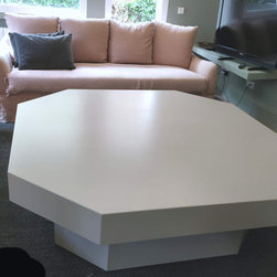 Mesa octogonal lacada para sala de estar - Living Room Furniture