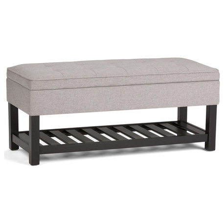 Cosmopolitan Storage Ottoman Bench with Open Bottom