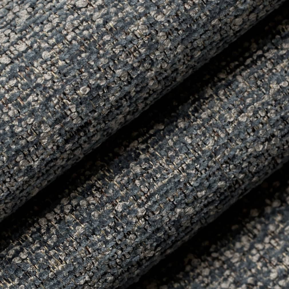 Textured Upholstery Fabric For Apartment Bedding Reference: Blue Performance Textured Upholstery Fabric By The Yard By The