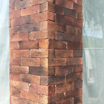 brick columns and block columns