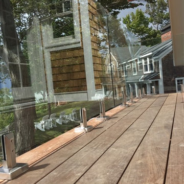 Post-less Glass Railing